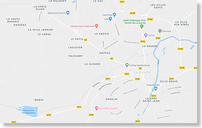 Google maps - La Gacilly